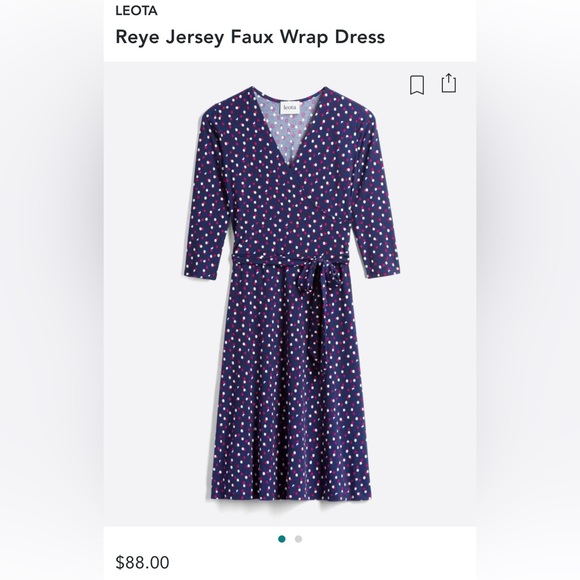 Leota faux wrap dress - Picture 4 of 4